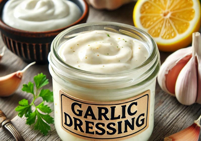 CavaStyle Garlic Dressing Creamy, Tangy, and Bursting with Flavor