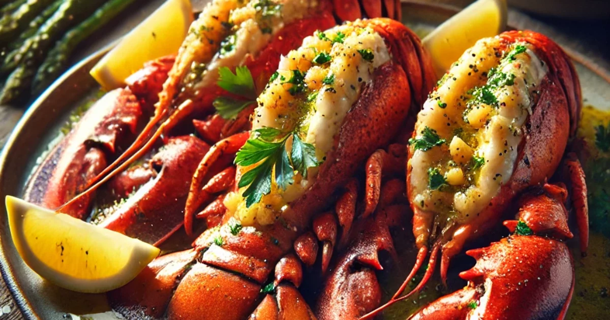 Sous Vide Lobster Tails with Garlic Butter