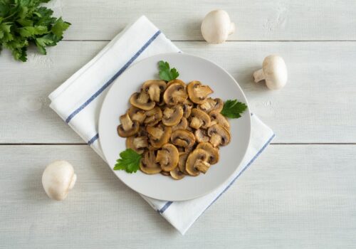 mushrooms in microwave