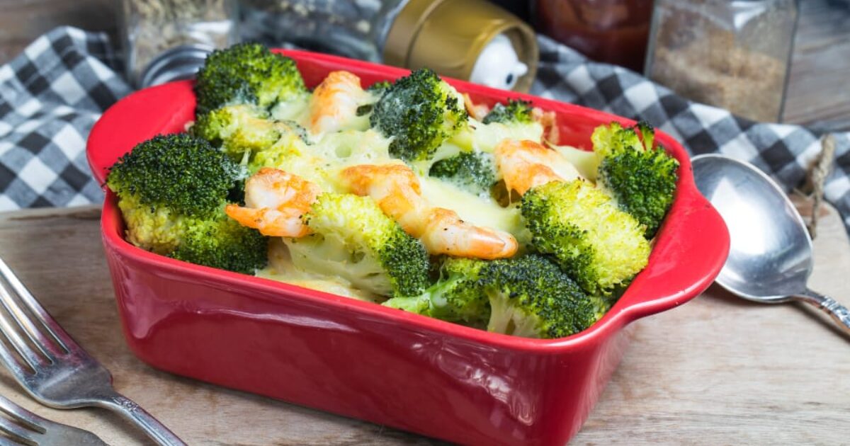 Broccoli on stove with butter
