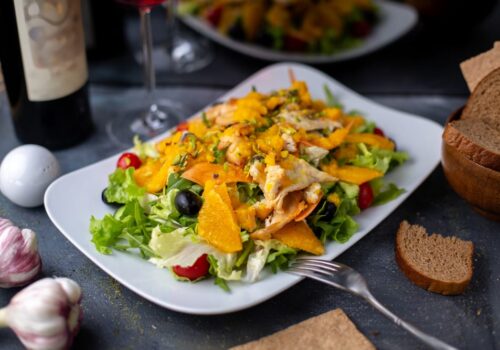Orange Sesame Chicken Salad