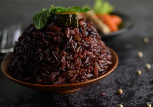 black rice in rice cooker