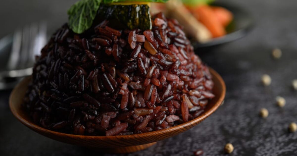 black rice in rice cooker
