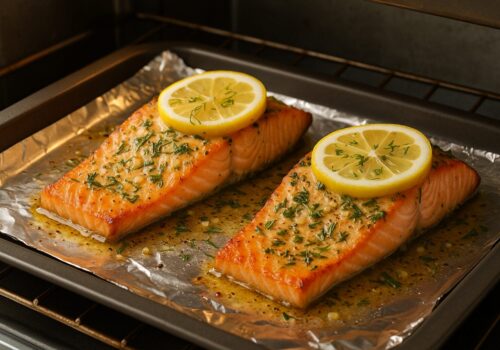 how to cook salmon in a toaster oven