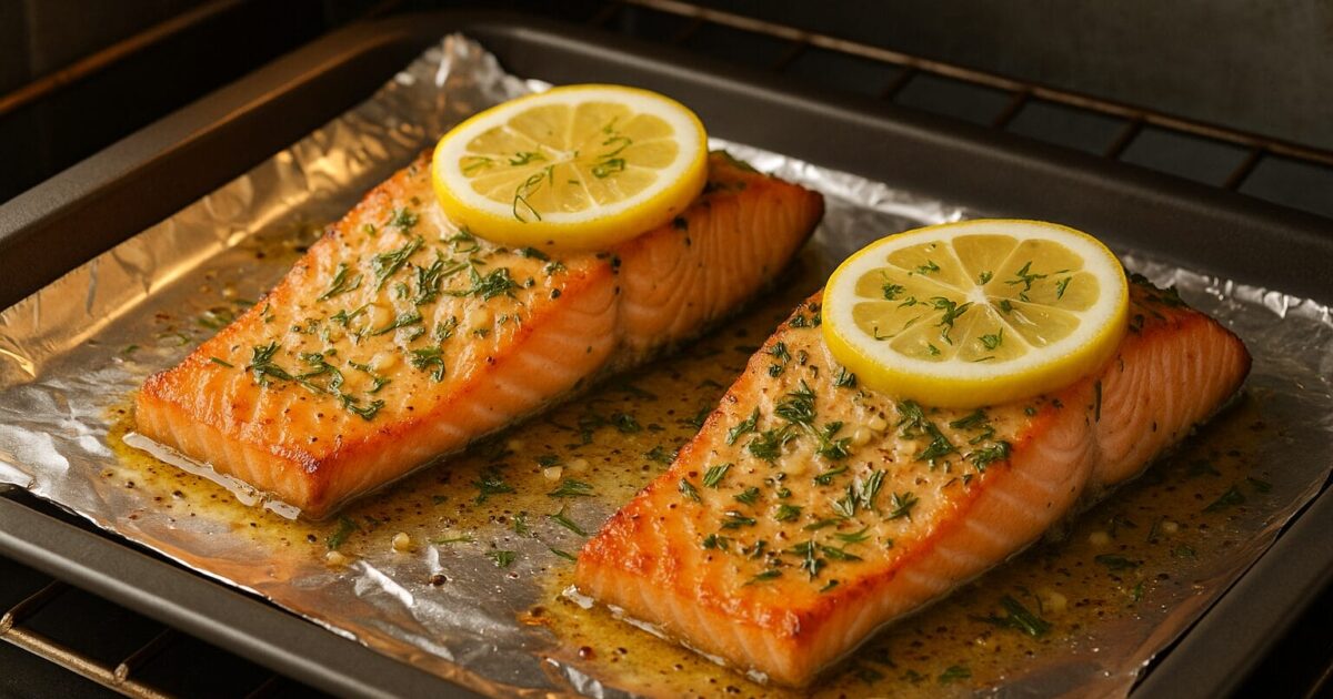 how to cook salmon in a toaster oven