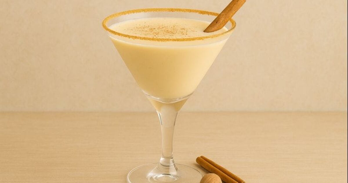 Eggnog Martini