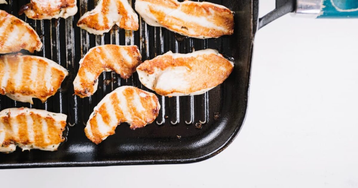 chicken tenders on stove