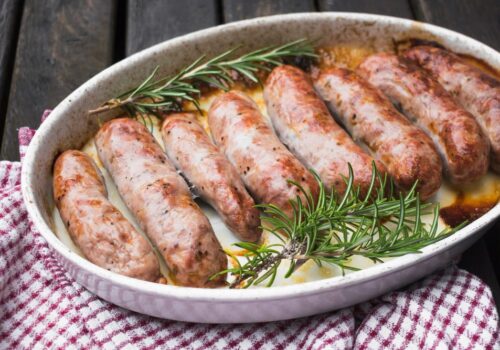 boudin in the oven