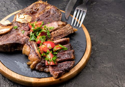 Beef sirloin tip steak
