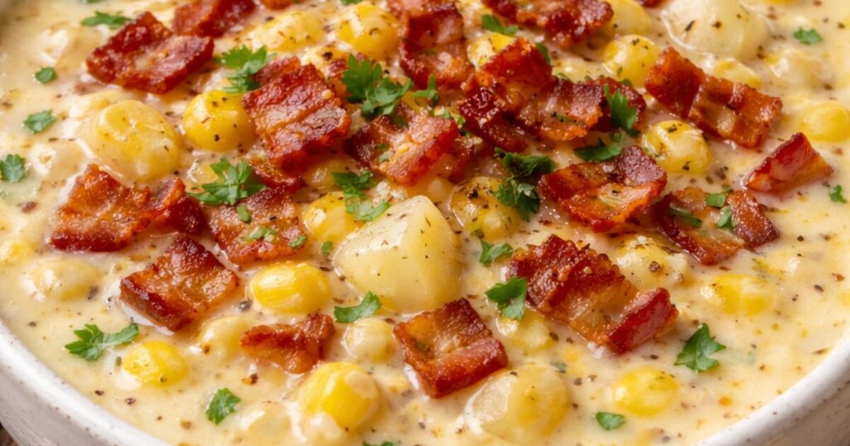 Corn Chowder with Bacon