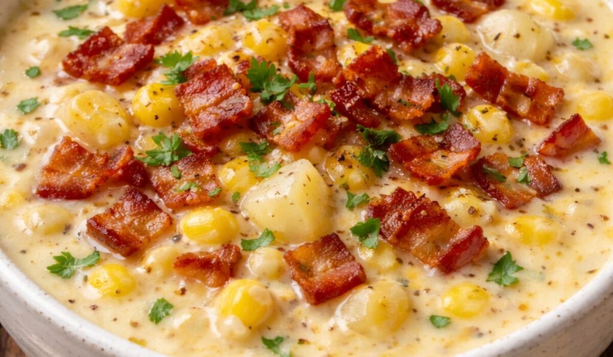 Corn Chowder with Bacon