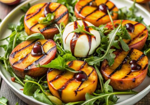 Grilled Peach and Burrata Salad