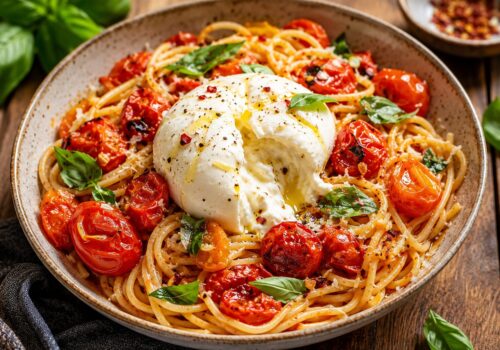 Burst Tomato & Burrata Pasta