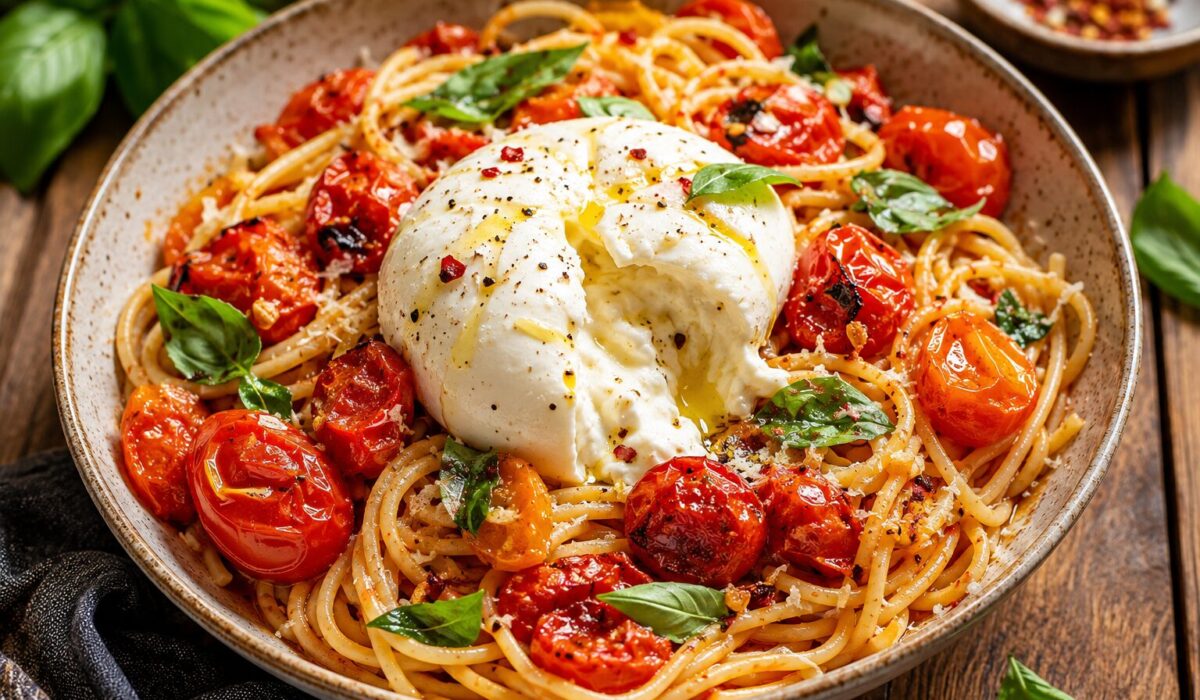 Burst Tomato & Burrata Pasta