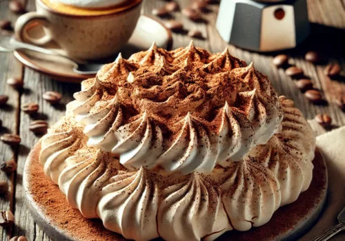 Cappuccino Pavlova