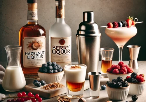 nuts and berries shot