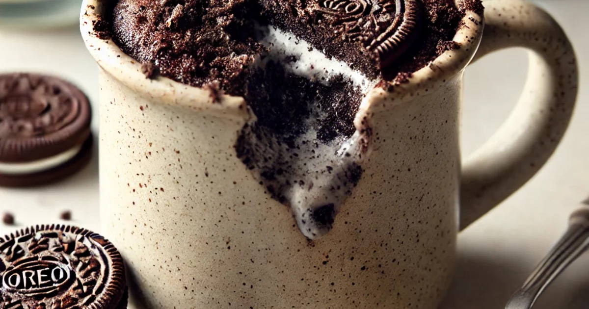 4-Ingredient Oreo Mug Cake The Ultimate Quick Dessert Fix