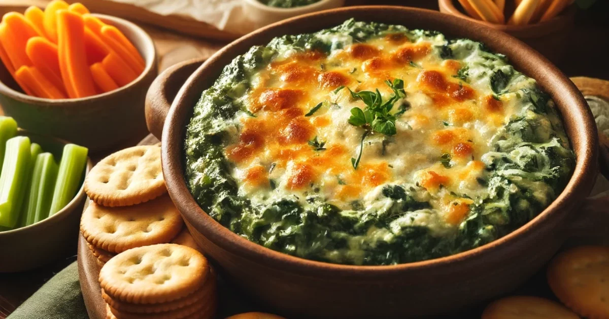 4 ingredient spinach dip