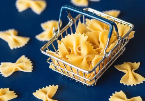 Farfalle with Chicken and Roasted Garlic recipe