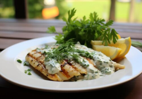 Sous Vide Halibut with Herb Butter