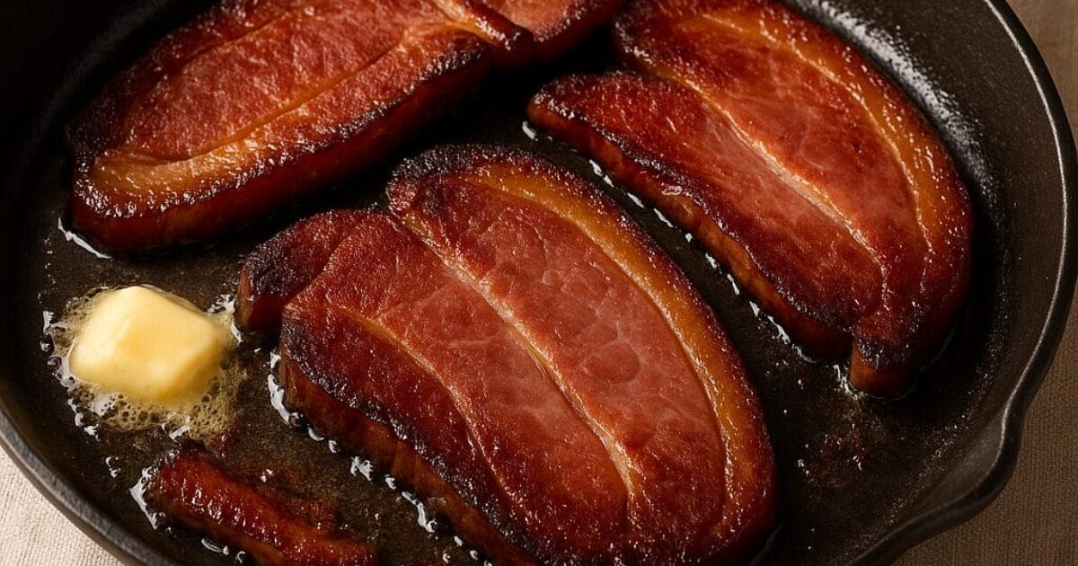 how to cook country ham slices