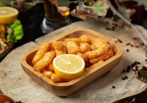 Crispy Air Fryer Salmon Bites