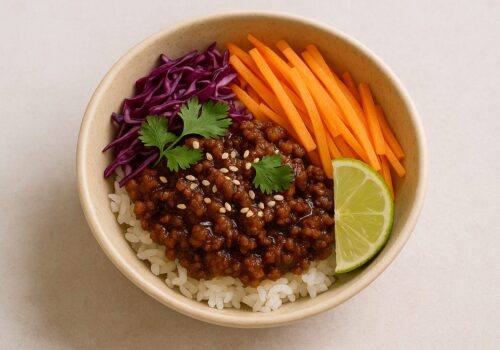 Thai Sweet Chilli Beef Bowls