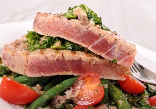 Tuna steak in air fryer