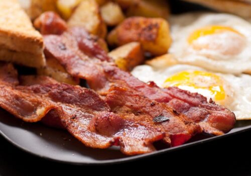 how to cook beef bacon