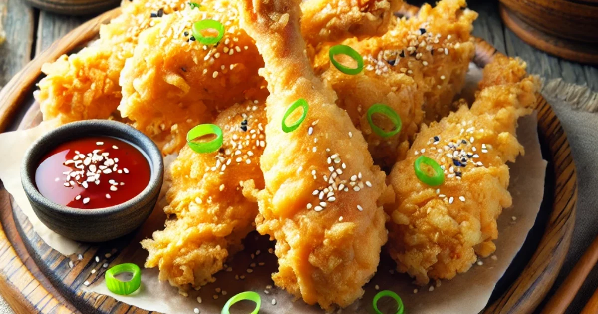 drumstick chicken tempura