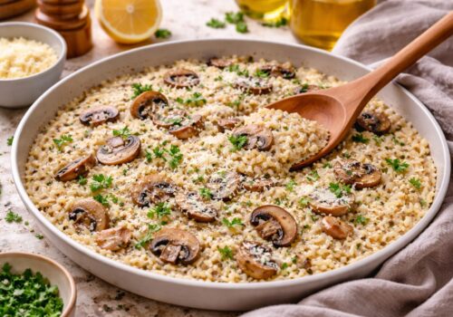 Israeli Couscous Risotto