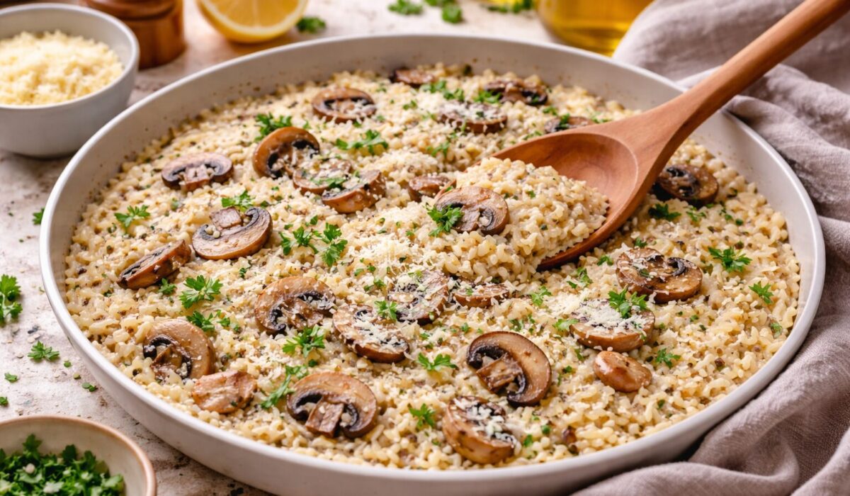 Israeli Couscous Risotto