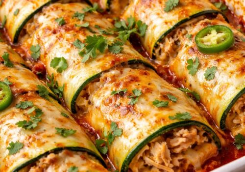 Cheesy Zucchini Enchiladas