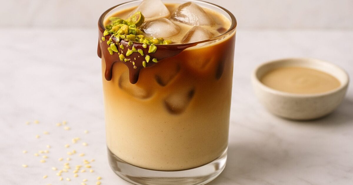 Tahini Iced Latte