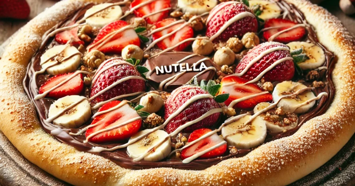 Homemade Nutella Pizza
