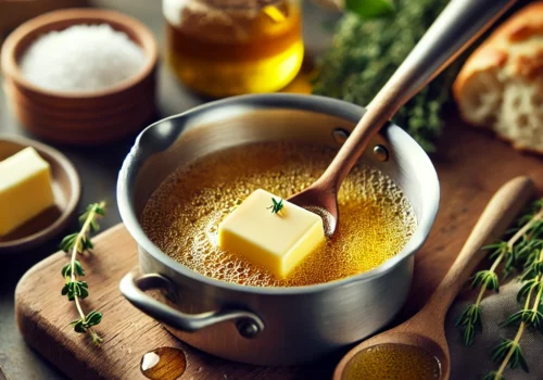 Homemade brown butter