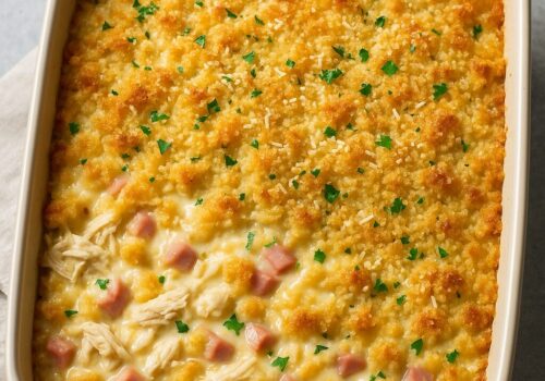 Creamy Chicken Cordon Bleu Casserole