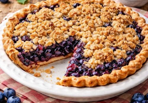 Blueberry Crumble Pie
