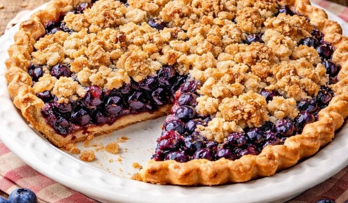 Blueberry Crumble Pie