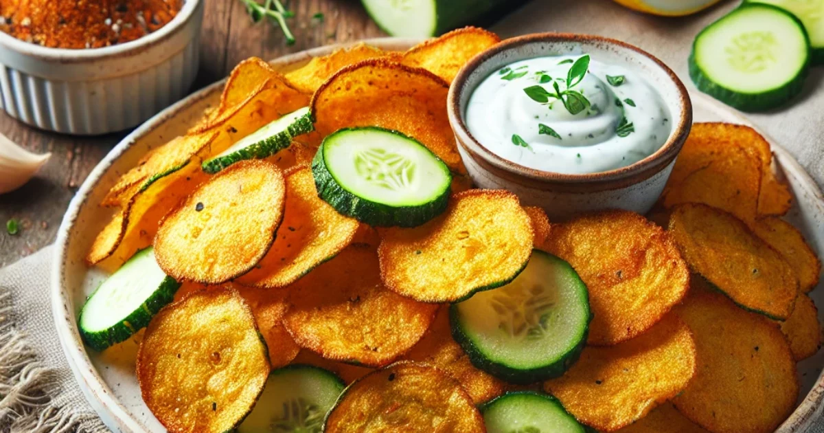 Air Fryer Cucumber Chips A Crispy, Healthy Snack