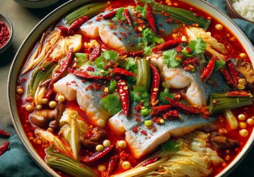 Authentic Sichuan Spicy Boiled Fish (Shui Zhu Yu)