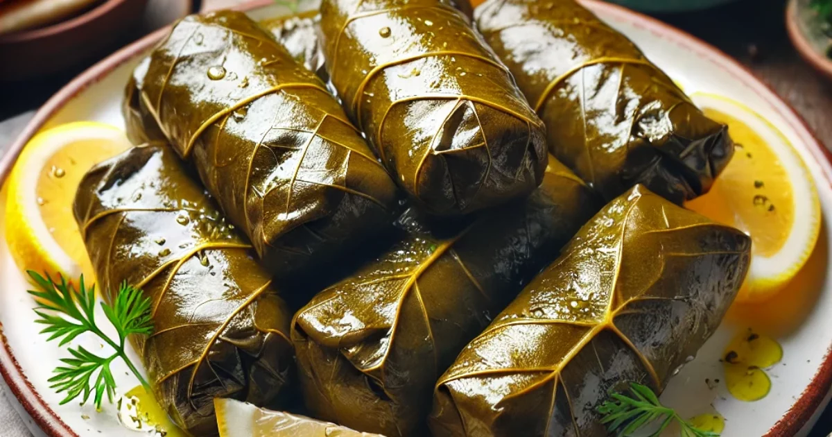 Authentic Stuffed Grape Leaves (Dolmades): A Mediterranean Classic ...