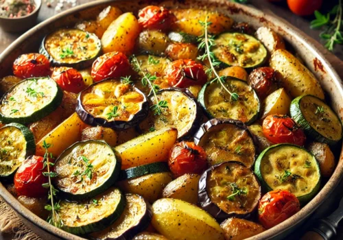 Briam (Greek Roasted Vegetables) A Flavorful, Mediterranean Delight
