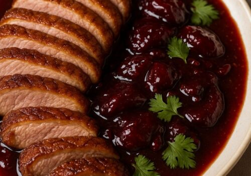 Duck in Plum Sauce