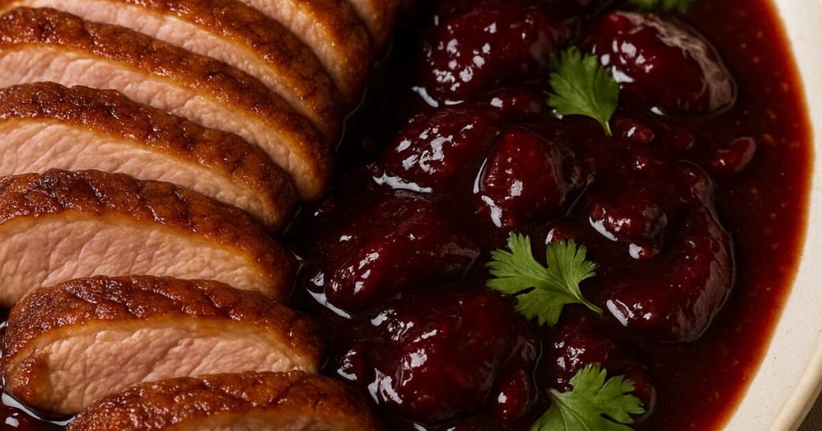 Duck in Plum Sauce