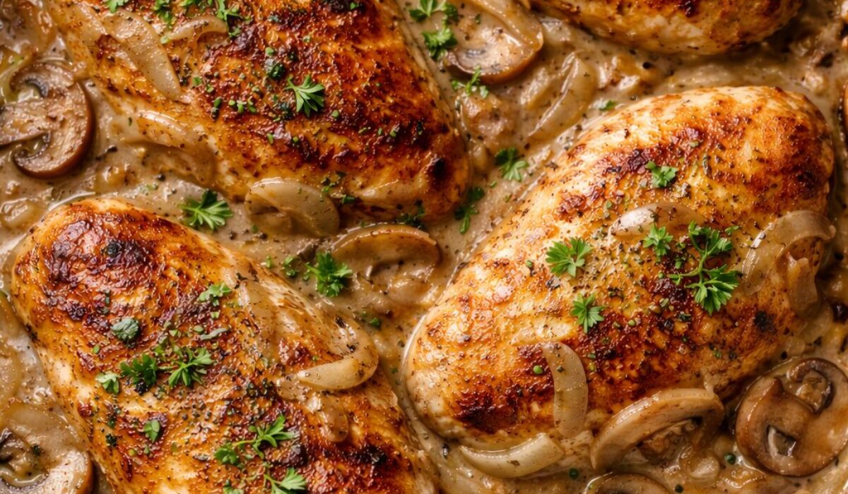 Smothered Chicken Breasts
