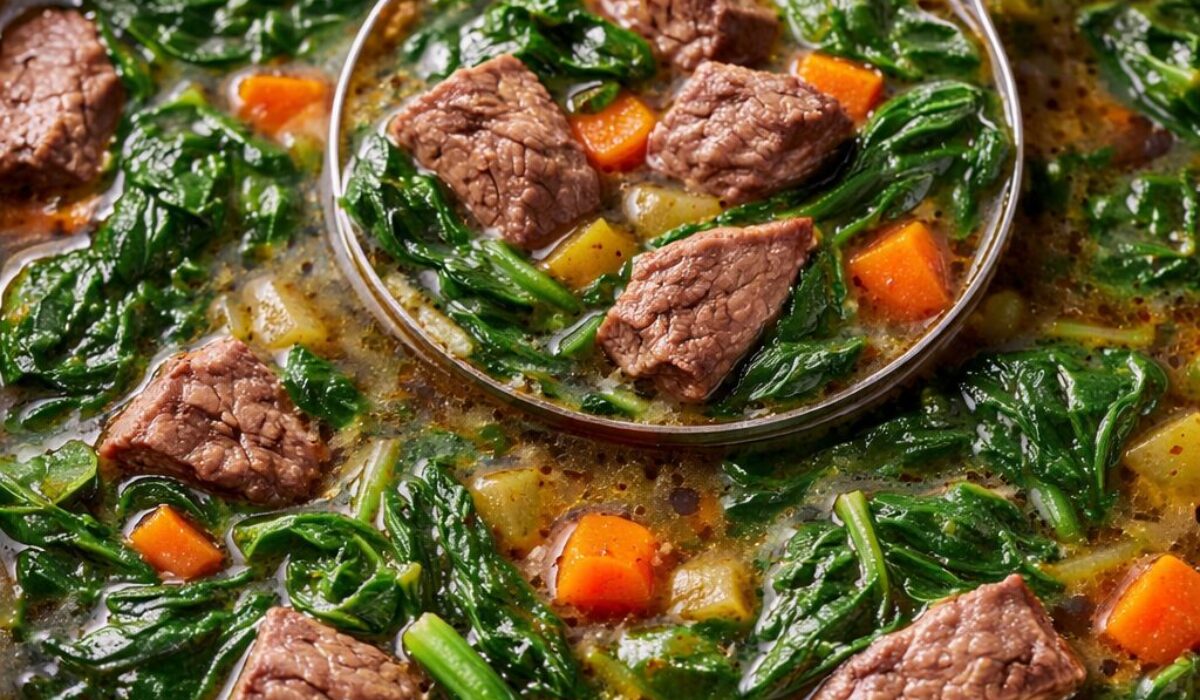 Spinach Beef Soup