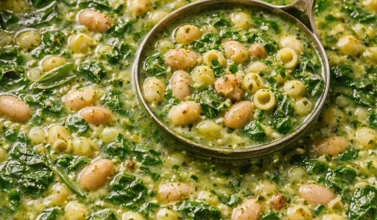 Green Pasta e Fagioli