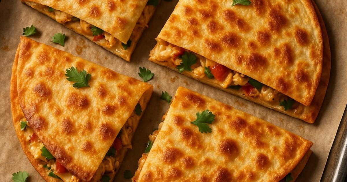 Crispy Baked Quesadillas