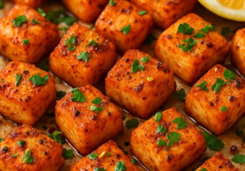 Cajun Baked Salmon Bites